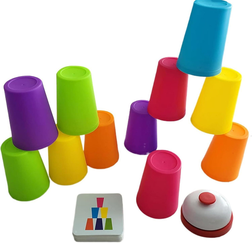 HARINIYAM Educational Stacking Cups Game for Kids Brain Development  Gaming Accessory Kit(Multicolor, For Android)