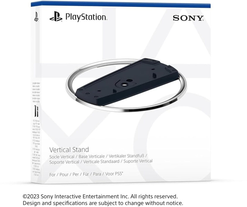 Playstation Vertical Stand for Ps5 Consoles  Gaming Accessory Kit(Black, For PS5)