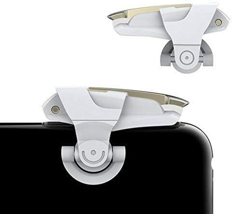 Raptas Mobile gaming experience with high-sensitivity battle royale trigger controller  Gaming Accessory Kit(White, For Android)