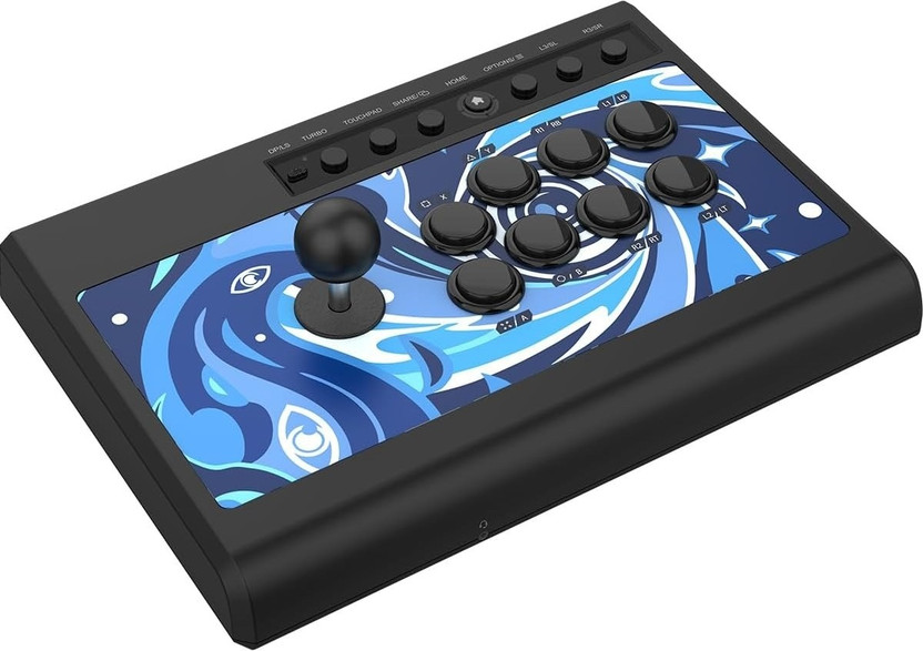 HG WORLD 008 Arcade Fight Stick Multi-Platform Turbo Function Joystick with USB Port  Gaming Accessory Kit(Black, For PC, PS3, PS4, Xbox One, Xbox Series S, Xbox Series X)