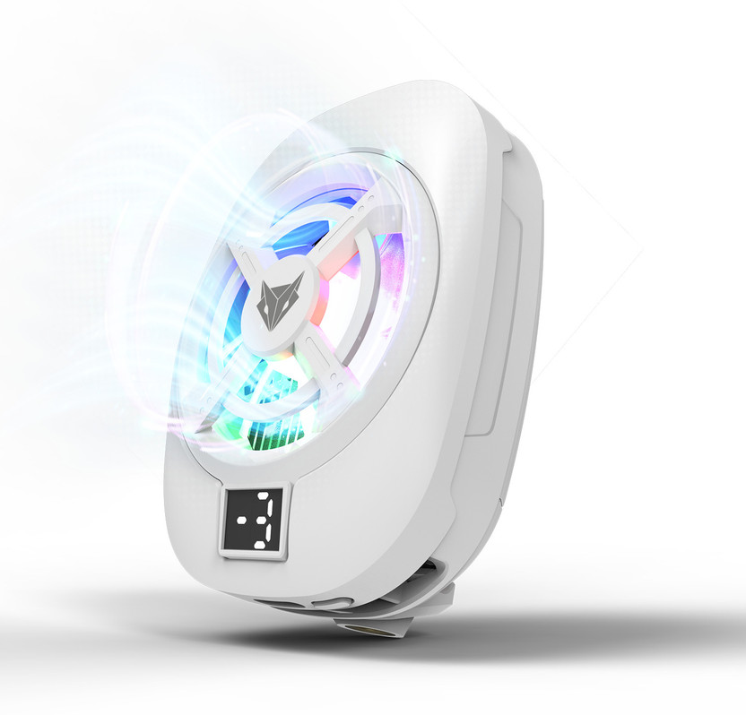 EVOFOX Hailstone S RGB Mobile Cooler  Gaming Accessory Kit(White, For Android, iOS)