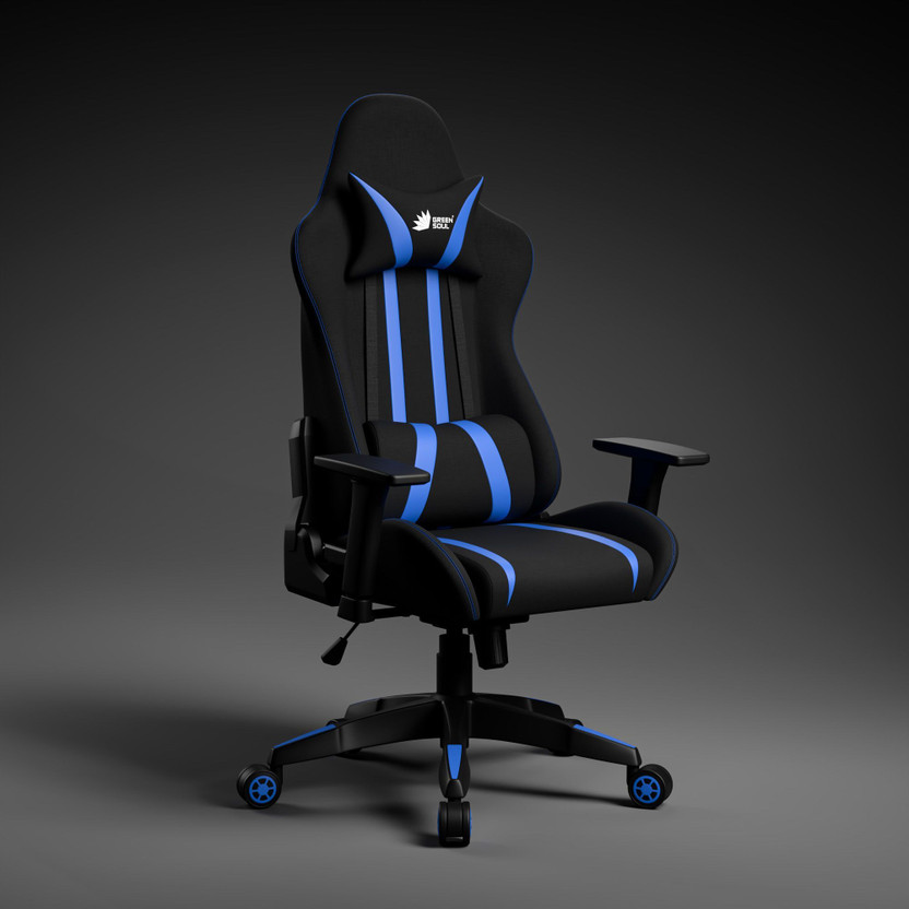 GREEN SOUL Beast Gaming Ergonomic Chair|Gaming & WFH|3D Armrest|180 Recline Gaming Chair Gaming Chair(Black, Blue)