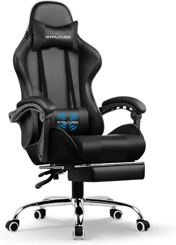 GTPLAYER 1USA Multi-Functional Ergonomic Gaming Computer Chair Gaming Chair(Black)
