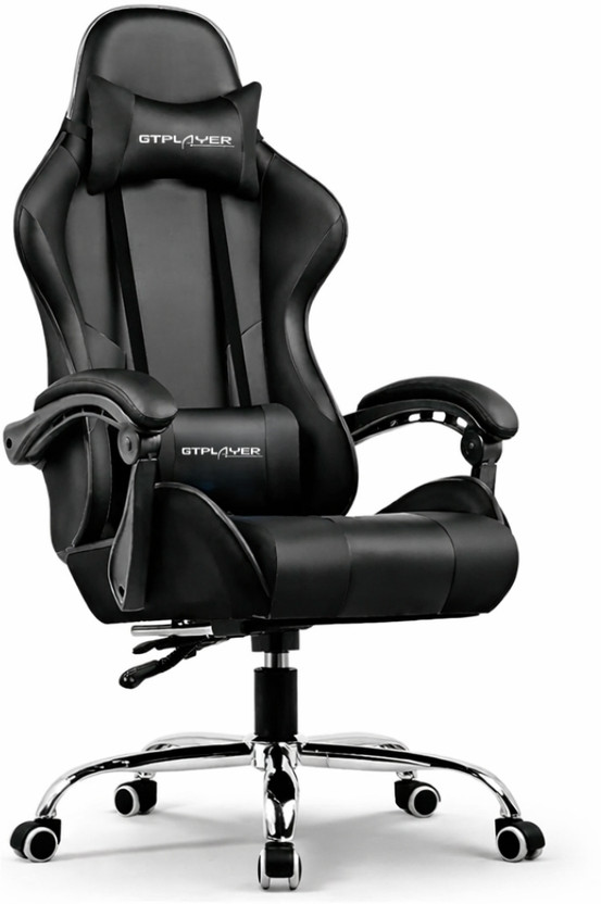 GTPLAYER #1USA Multi-Functional Ergonomic Gaming Chair(Black)