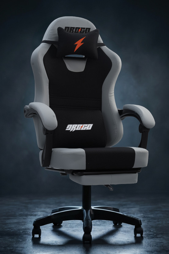 Drogo High Back Ergonomic Gaming Chair with Adjustable Neck, Armrest PU Leather Gaming Chair(Multicolor)