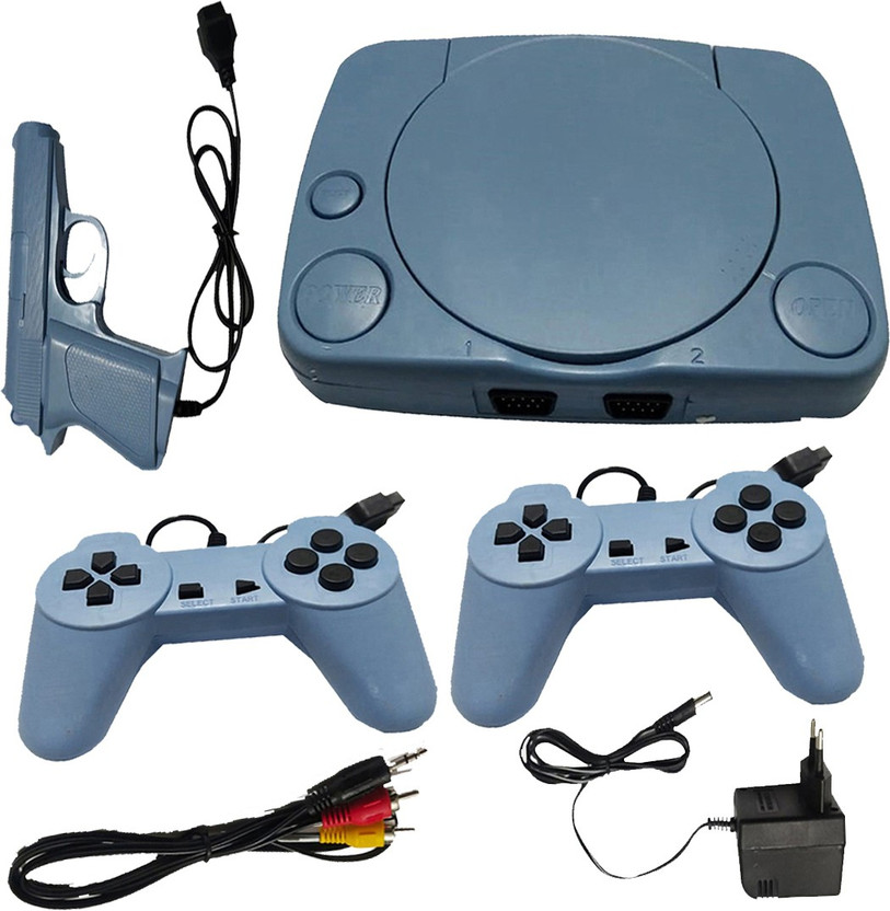 COUNTACH Plug & Play 2 Player Joystick Handled Tv Video Game Cls-P415, In-Build More Game NA GB with Contra, Super Mario Bros, F1 Race(Multicolor)