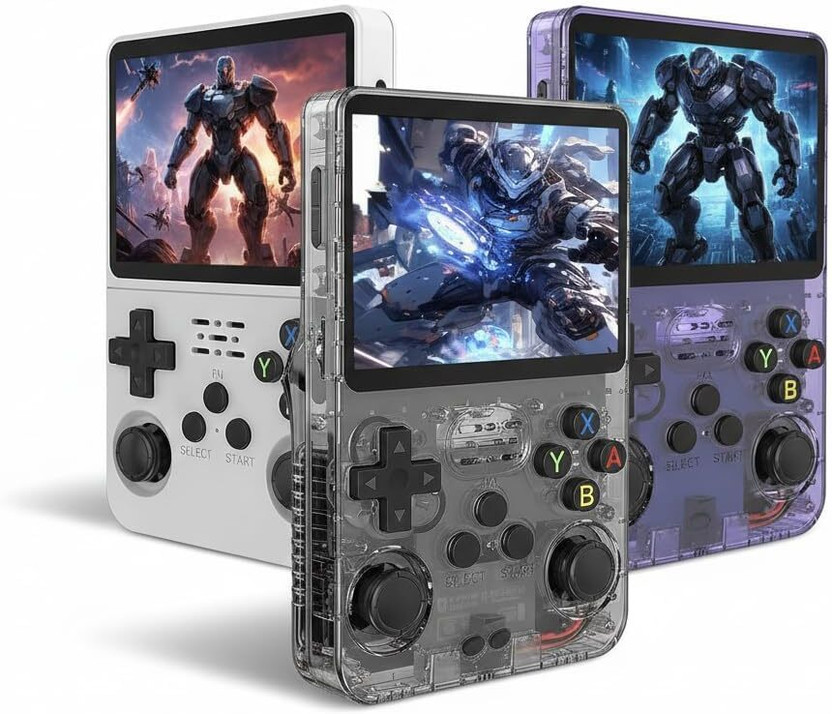 PRINERI R36S-64GB-RetroGameConsole 64 GB with 20000+(Multicolor, No)