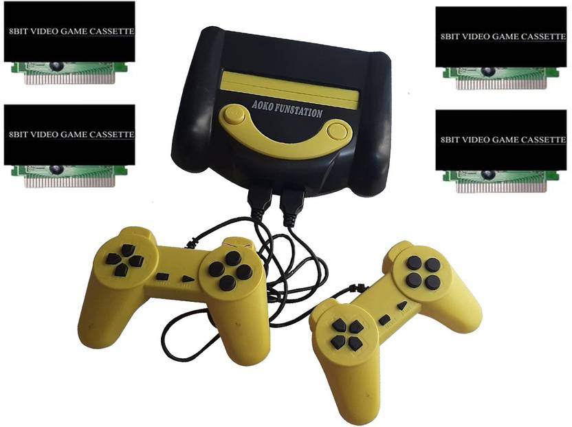 PTCMart fun station 8bit extra 4 cassettes TV video game console