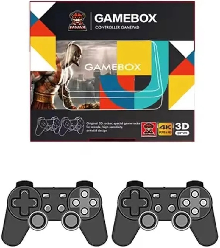 EXtreme G11 PRO Game Box 40,000+ Built-in Games Retro Classic 2D 3D HD | 64 GB with Yes(Black)