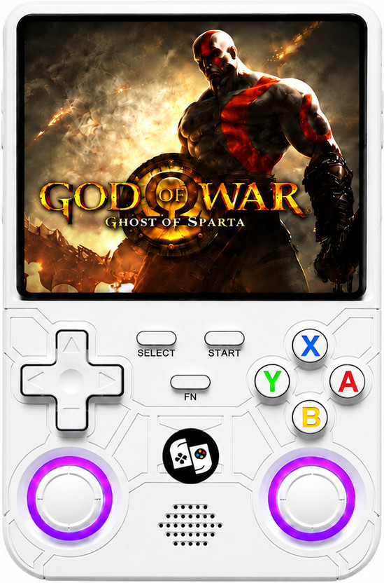 HG WORLD Retro Game R36S Ultra HD Video Game Hand Gaming Console For Pocket Game Box Handheld Gaming 4 Inch HD Screen Rechargeable Battery Handheld Console Gaming 64 GB with 30+ Emulators Hand Video Game, Best Gift For All Ages(White, of Game Stick,PlayStation Mini PS5,PS4,PS3,PS2,PS1,PSP,Nintendo S