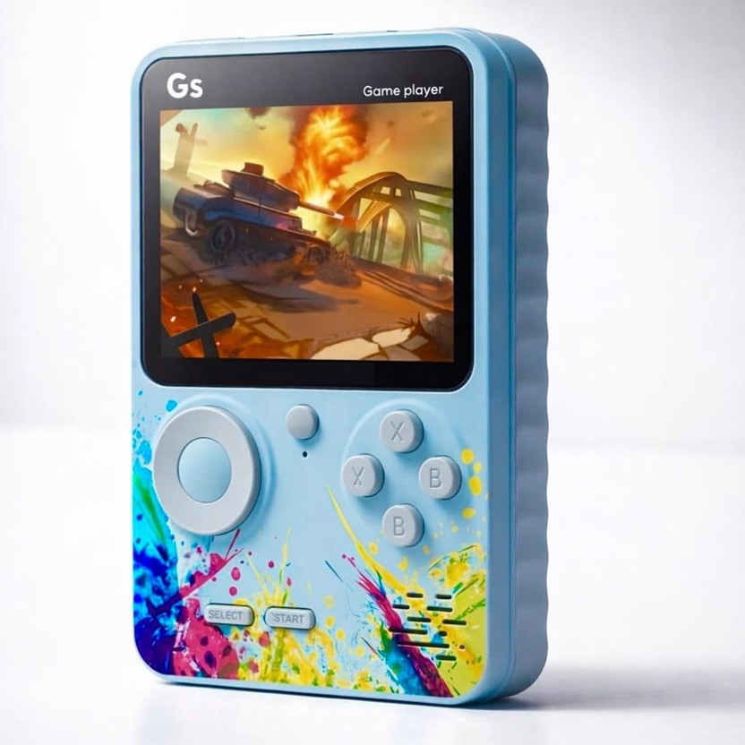 CHG New 2026 Edition G5 Handheld Game Console (500 Games in 1) 3 Inch with 500(Multicolor)