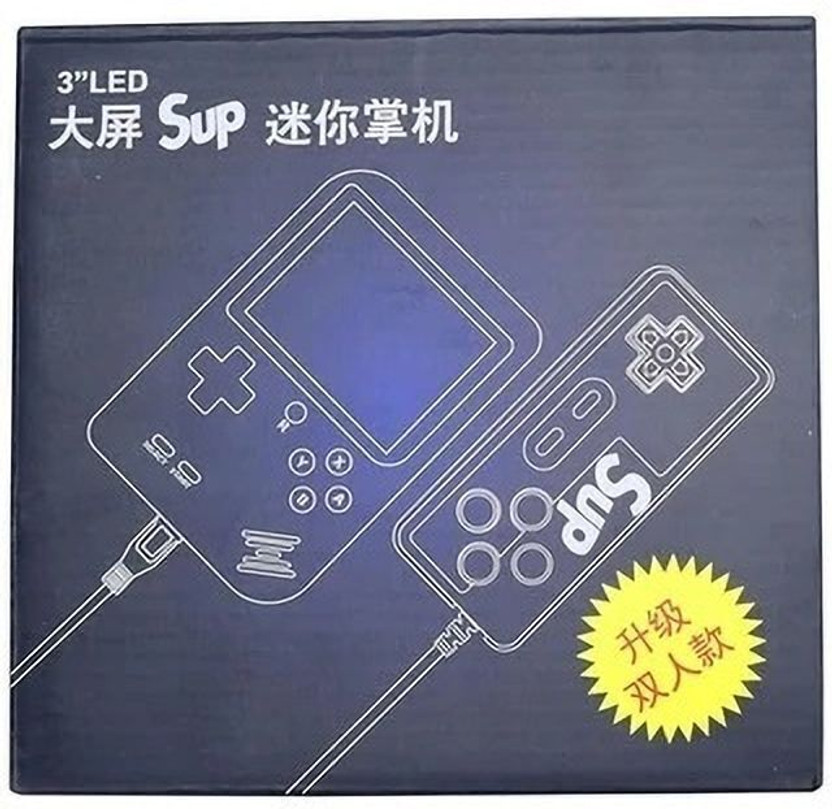 HG WORLD Sup R35X 2 Player Retro 400+ Classic Video Games PortableHandheld Gaming Console 64 GB with 3.5" Screen, Contra, Turtles, Tank, Bomber Man, Aladdin, Etc(Black, Pocket Console, Loved by Fans of Game Pad Playstation PS5,PS4,PS3,PS2,PS1, Xbox,Nintendo Switch)