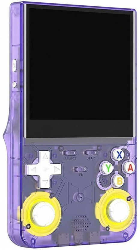HG WORLD Retro Game R36S Ultra HD Video Game Hand Gaming Console For Pocket Game Box Handheld Gaming 4 Inch HD Screen Rechargeable Battery Handheld Console Gaming 64 GB with 20000+ hand video games(Purple, of Game Stick,PlayStation Mini PS5,PS4,PS3,PS2,PS1,PSP,Nintendo Switch)