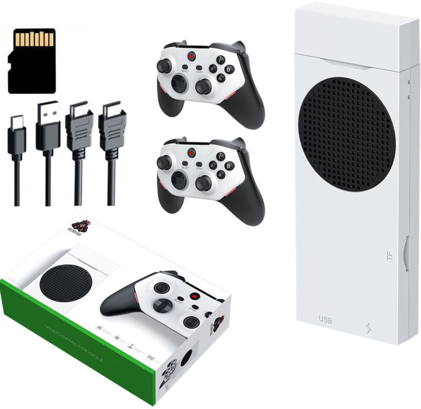 Confiavel M88 Retro Game Console 128 GB with GTA San Andreas, 52 Emulators, 30,000+ Games Like God Of War ,Tekken, SmackDown(White)