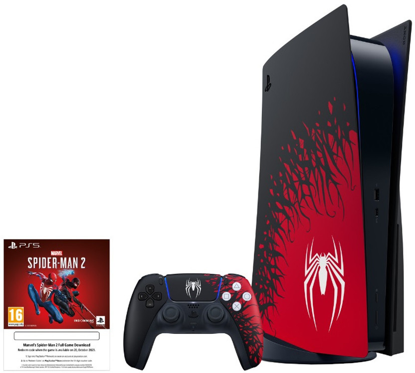 SONY MSM2 Limited Edition Bundle 825 GB with Spider-Man 2(Multicolor)