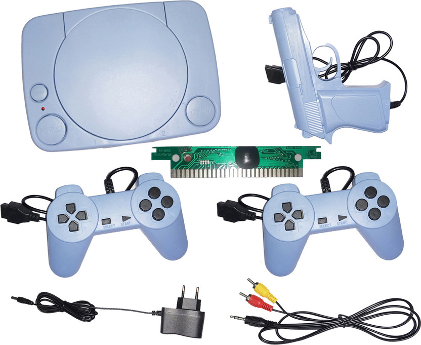 otaku Classic Super 8 Bit Game Retro Gaming Console with Preloaded Childhood Games P1 1 GB with Contra, Super Mario Bros, F1, Duck Hunt(Multicolor)