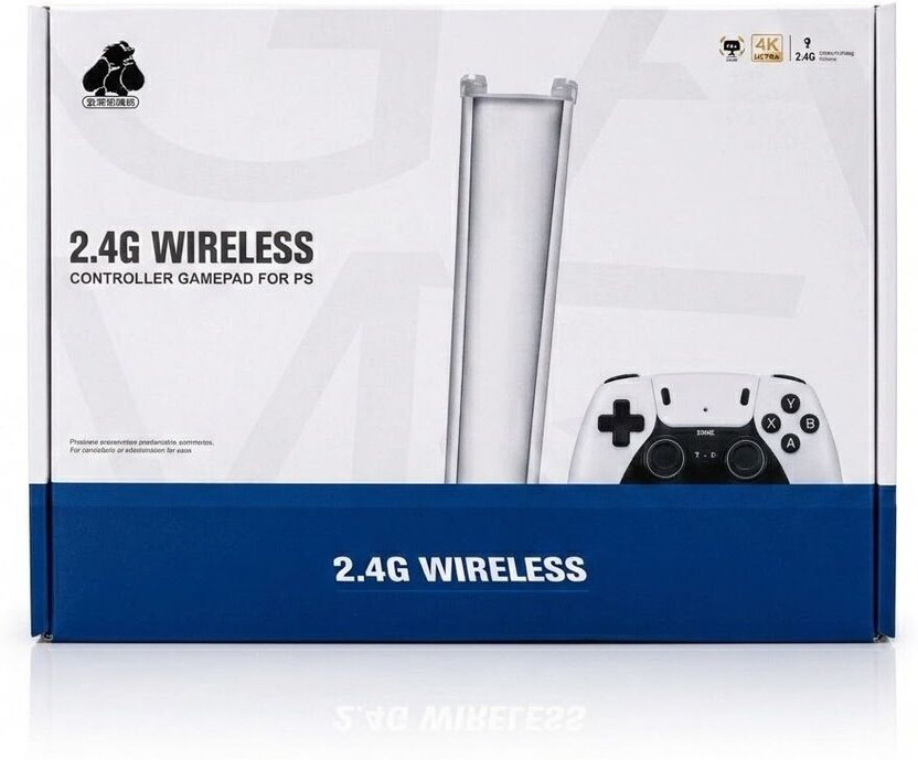 HG WORLD M15 Retro Game Stick Console with Dual 2.4G Wireless Gamepad for TV Video Games 64 GB with 40+ Emulators, 20000+ Games Contra Force, Super Mario Bros(White, Loved by Fans of PlayStation Mini PS5,PS4,PS3,PS2,PS1,PSP,Xbox,Nintendo Switch)