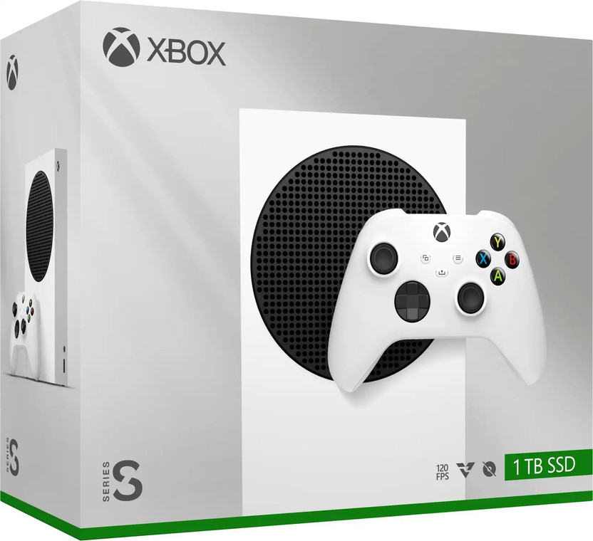 Xbox Series S 1 TB Digital Gaming Console, Nex-Gen Performance 1440p Up to 120 FPS 1024 GB with Microsoft X box Series S Wireless Controller(White, Best Value for Gamers with Ultimate Gaming Experience)