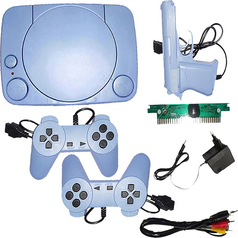 otaku 8 Bit Childhood Retro Tv Video Game Preloaded Games 9991n1 Ps9 Indoor Games 1 GB with Contra, Super Mario Bros, F1, Duck Hunt(Multicolor)