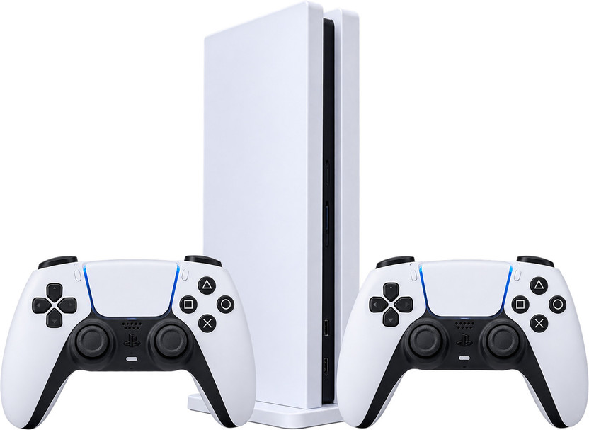 TOPSSPOT 2.4G Wireless Gaming Console with 2 Controllers, HD Output, 30W+ Games [linux] 2.4 GB(White)