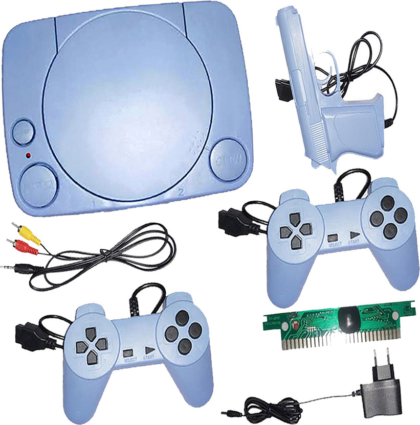otaku Classic Trendy Retro 8 Bit Tv Video Game Chilhood Inbuilt 9999in1 Games Ps2 1 GB with Contra, Super Mario Bros, F1, Duck Hunt(Multicolor)