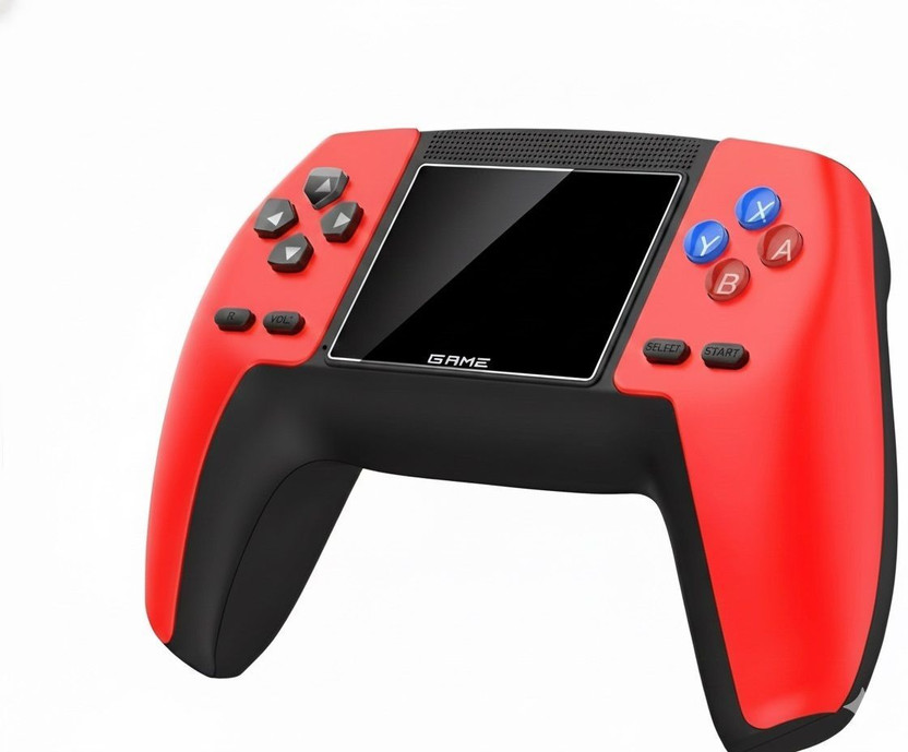 HG WORLD Retro P5 Gamepad gaming console forPortableStyle Pocket GameBox Handheld Gaming 3.5TFT Screen Rechargeable Battery handheld console Hand video game for tv 128MB GB with 500+Preinstall video game handheld,Best Gift All Ages Mario Game, Mortal Kombat(Red, Mini Video Game for Kids & Modern Gam