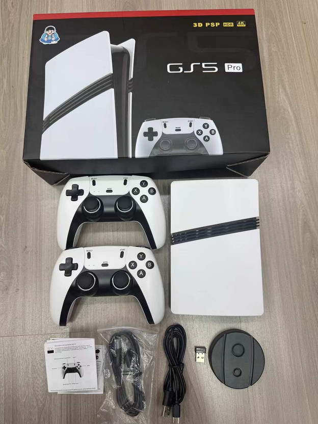 Playtastic GS5 Pro Retro Gaming Console 64 GB with with 40000 Games like GTA , Tekken, 53 Simulators for PSP Games(White)