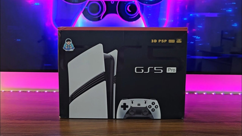 GAMESOUL GS5 Pro Retro Game Console Gaming console for tv ,old video game for kids (Best Gift & Fun) All Ages 64 GB with with 30000 Games like GTA , Tekken, 53 Simulators for PSP Games(Black-WHITE 30000+, GTA, God of War Game Supported, & Remote Video Game For Kid, NO)