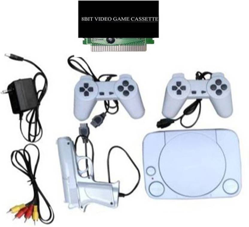 PTCMart 8bit TV Classic video game console & inbuilt games with 1