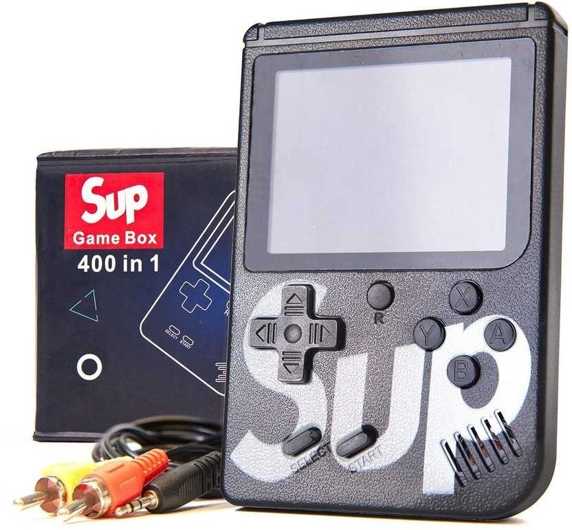 HG WORLD SUP R35X Retro Game Box Portable Handheld Gaming Console for Tv video game kids Gamepad(Black, 400+ Games, 3.5 TFT Screen, AV Output, Pocket Fun, Best Gift for All Ages, For Android)