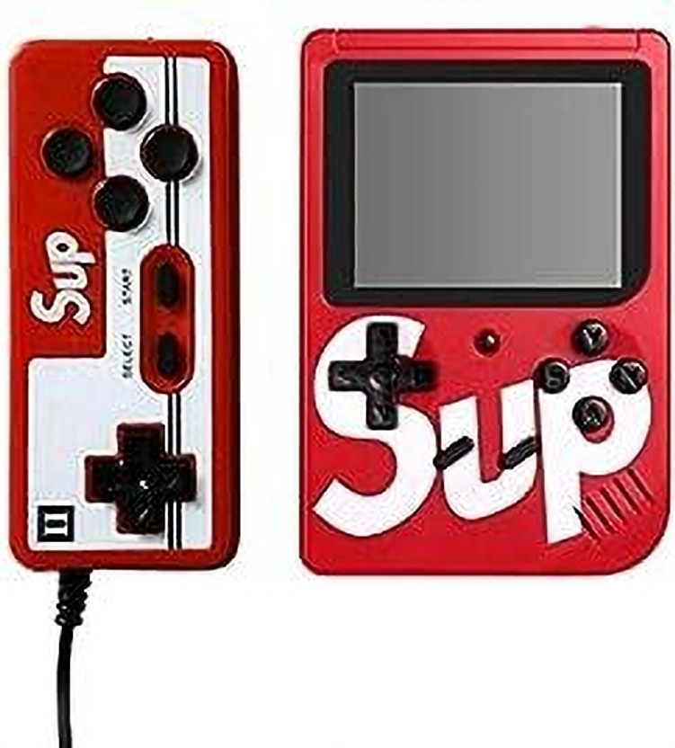 VEKIN New SUP GAME 400 in 1 Retro Game Box Console with Remote Controller 8 GB with Mario/Super Mario/DR Mario/Contra/Turtles and other 400 Games(Multicolor, Yes)