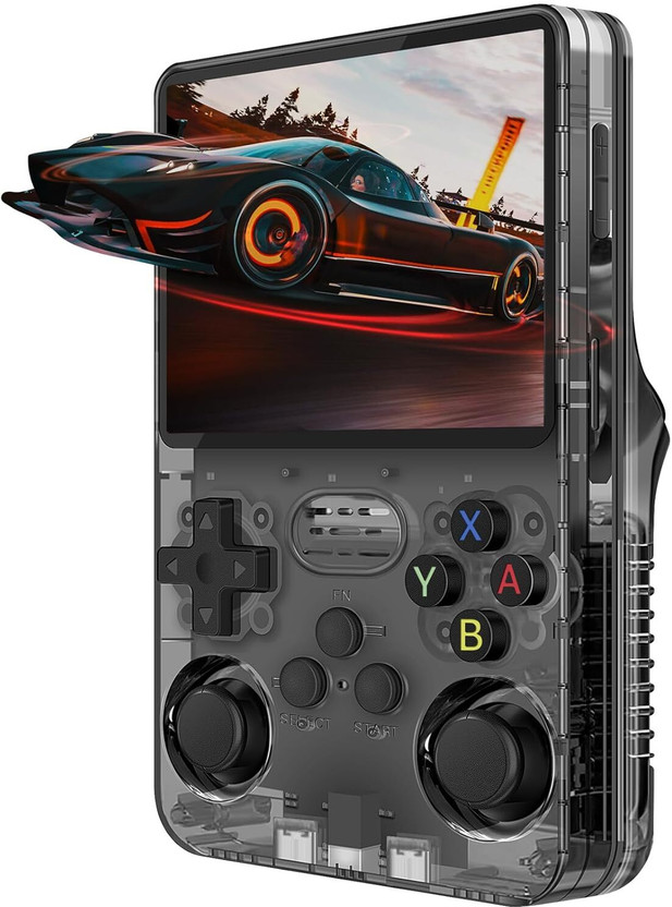 EXtreme Retro R36S Handheld Gaming Console 64 GB with Retro Games(Black)