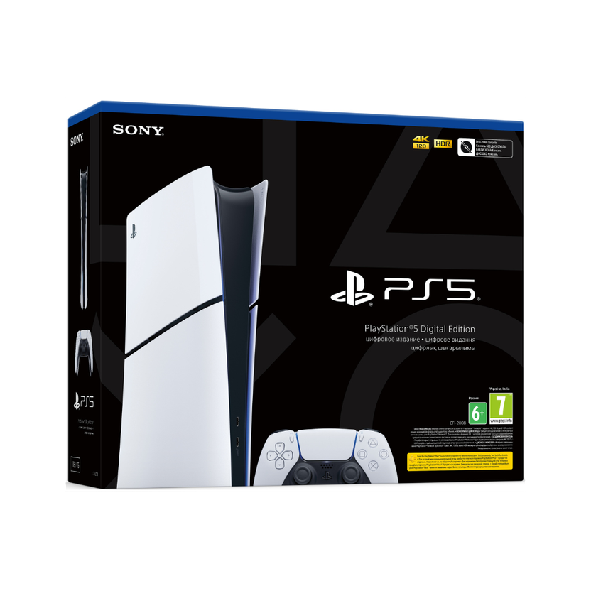 SONY Playstation5 Digital Edition(Slim) CFI-2008B01X/CFI-2116B01Y 1 TB(White, Black, No)