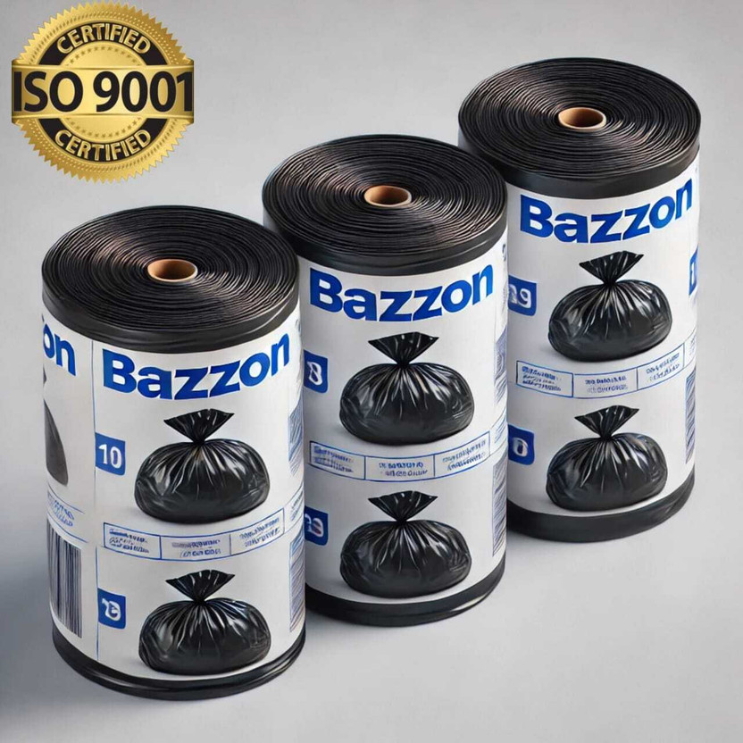 Bazzon black 19*21 garbage bags( dustbin bags) for home, office, hotel ,hospitals Medium 16 L Garbage Bag  Pack Of 90(90Bag )