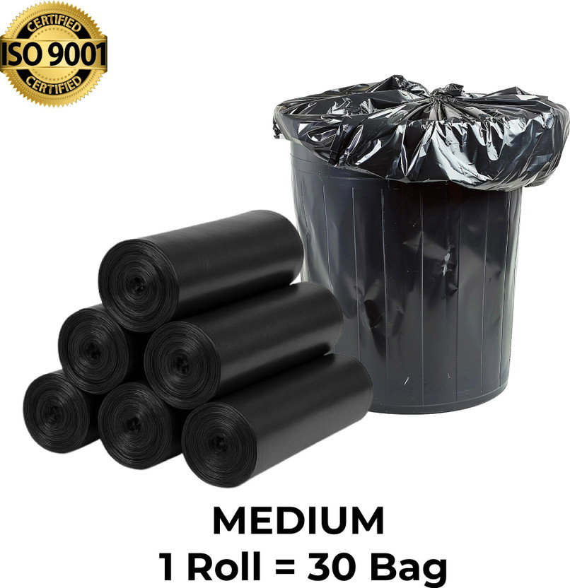 EAlma Garbage Bag/Dustbin bag / 17*19 pack 1 Small 6 L Garbage Bag  Pack Of 30(30Bag )