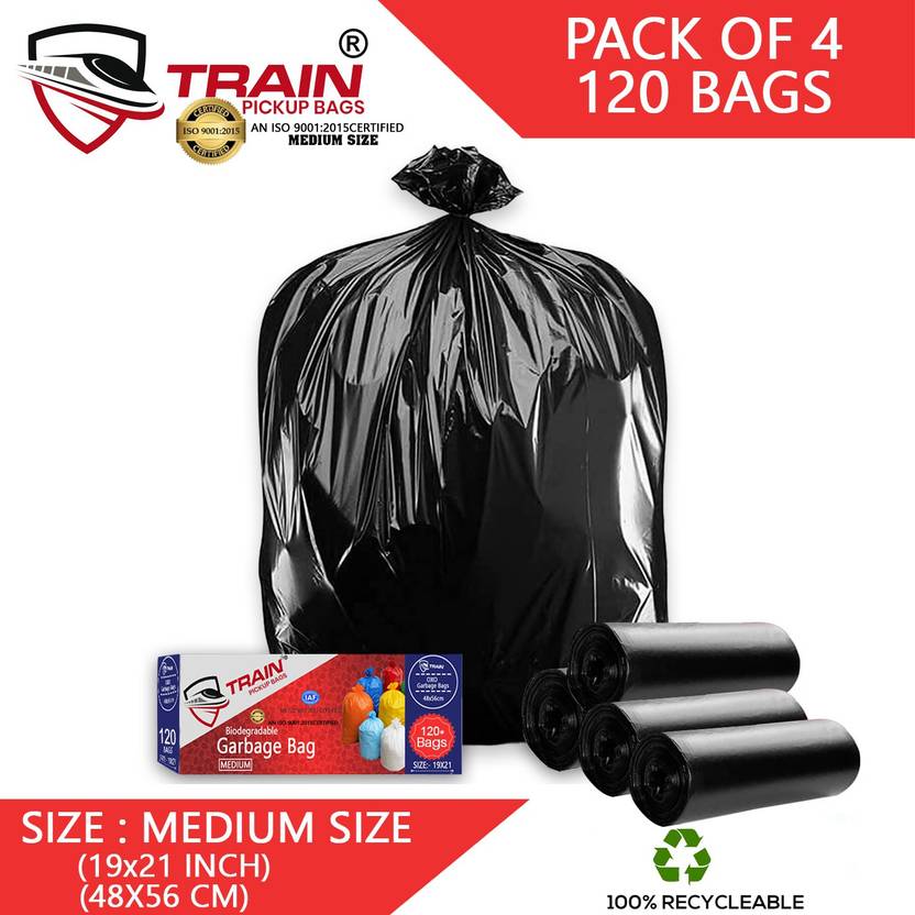 Train dustbin bag biodegradable garbage bags dustbin covers for home