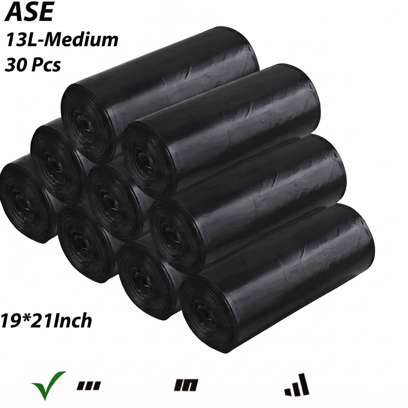 AES GARBAGE_BAG_30pcs Medium 30 L Garbage Bag  Pack Of 30(30Bag )