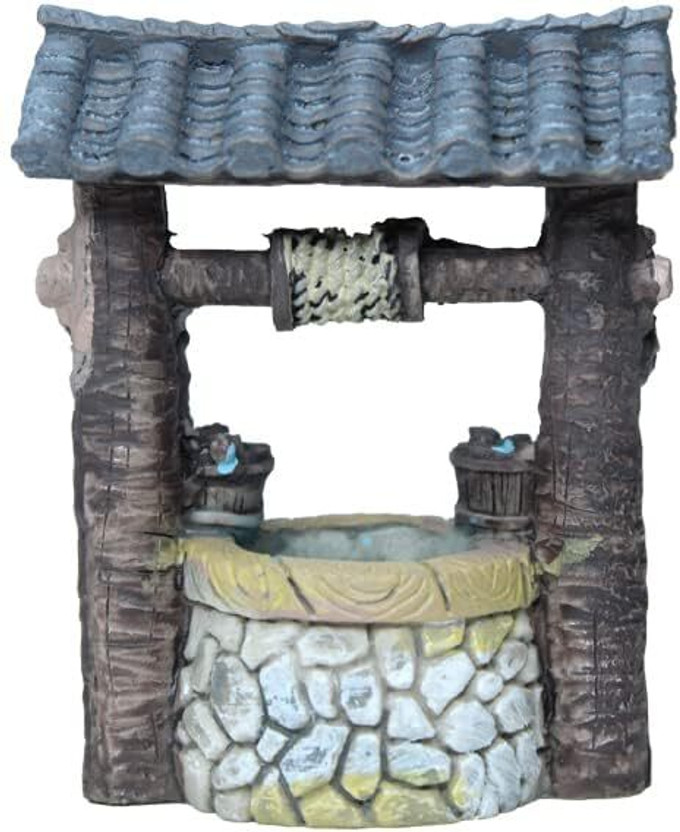 Giftzretailz Miniature Well | Garden| Home Decore| DIY Projects Garden Gnome(Height: 8 cm)