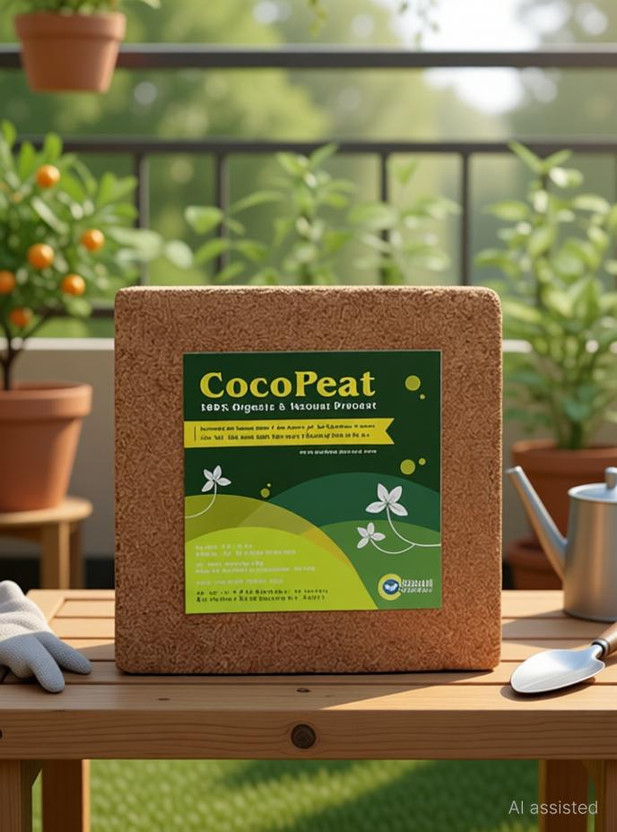 Sushila Agrofert Cocopeat Brick 5kg Garden Mulch(Multicolor 500 kg)