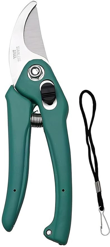 AGT Hand Pruner Cutter - 1 Pc (Steel Blades) Heavy Duty Gardening Cutter Tool Hand Pruner Cutter - 1 Pc (Steel Blades) Heavy Duty Gardening Cutter Tool Bypass Pruner(Cordless)