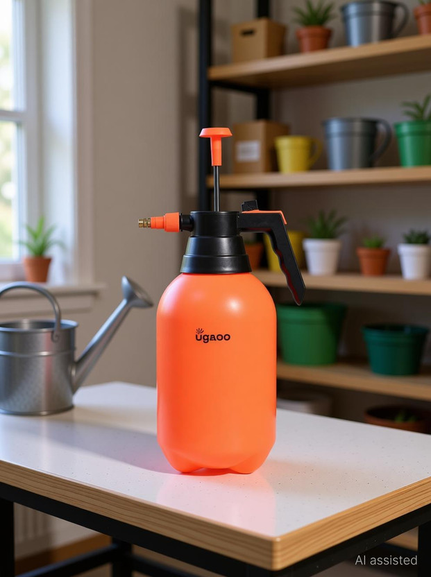 UGAOO Pressure Spray Orange Plastic Pump 2 L Hand Held Sprayer(Pack of 1)