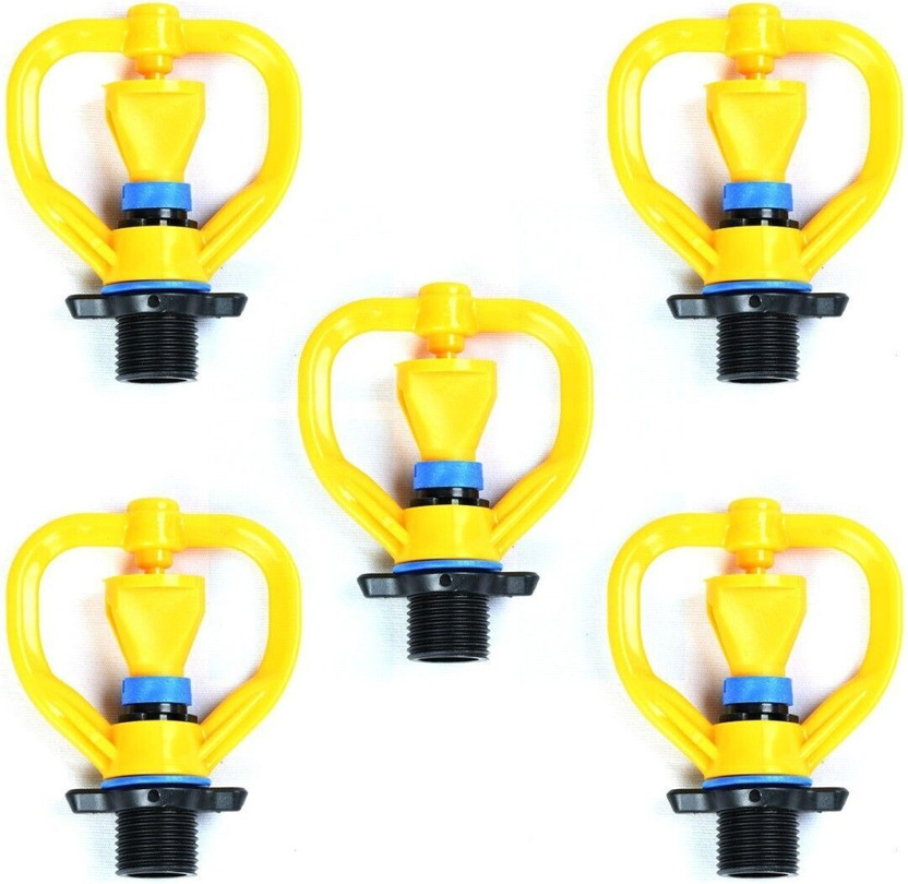 Anshi Butterfly Sprinkler/ Sprayer 20 mm Agriculture/ Lawn 360 Degree | 100 L Hose-end Sprayer(Pack of 5)