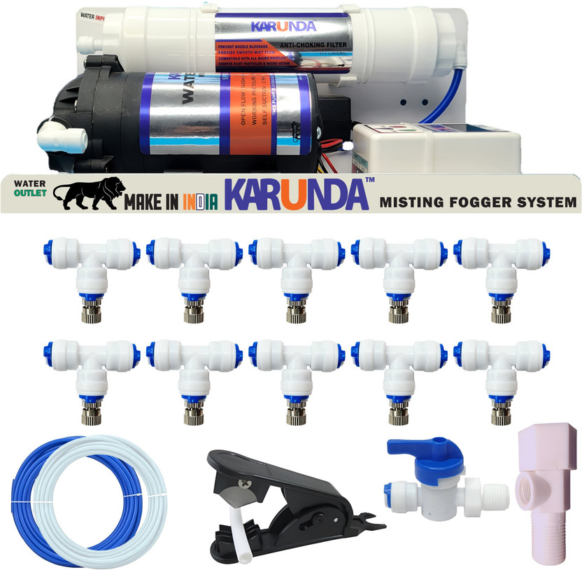 KARUNDA Pre Assembled Fogger System Kit With Digital Cycle Timer 100 L Hose-end Sprayer(Pack of 1)