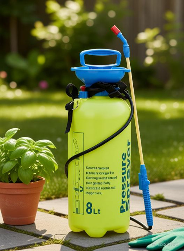 Sukreeti Sukreeti High Quality Manual Pressure Sprayer - 8 ltr 8 L Hand Held Sprayer(Pack of 1) - Flipkart Deal