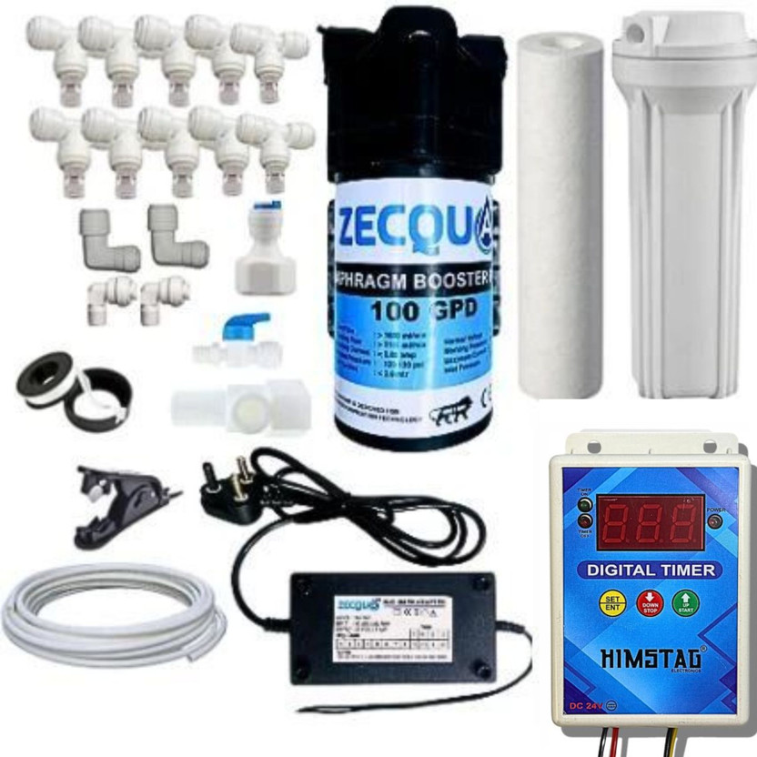 Zecqua Fogger kit mist Setup 25 mtr Motor for Home/Mist/Cool System Home Dairy Farm 100 L Hand Held Sprayer(Pack of 26)
