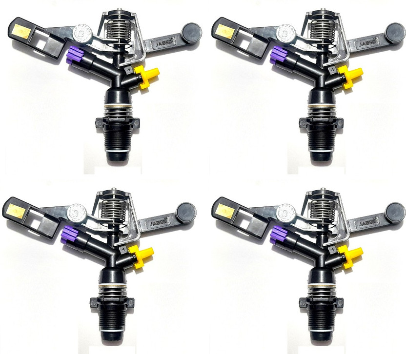 VAYAL IRRIGATIONS 25 mm ISI Plastic Impact Water Sprinkler/ Automatic Rotating Sprinkler Pack Of 4 520 L Hose-end Sprayer(Pack of 4)