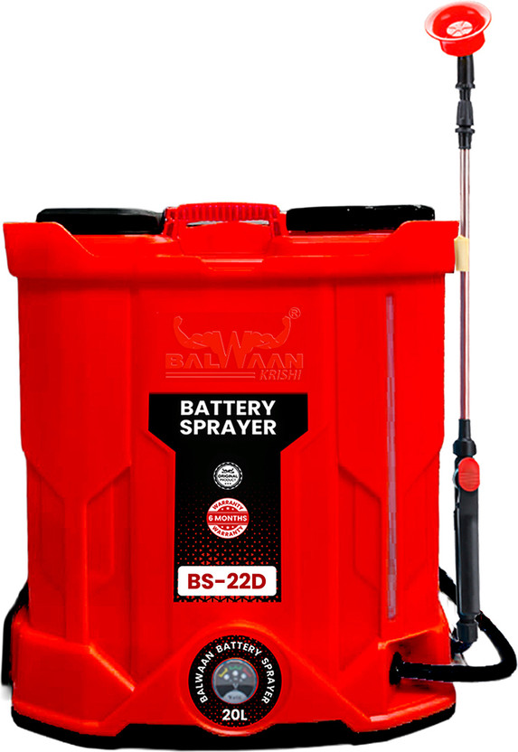 Balwaan Krishi Bs-22D Battery | Double Motor 20 L Backpack Sprayer(Pack of 1)