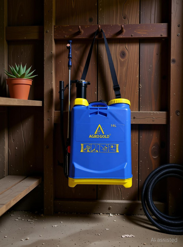 AgroGold Manual Agriculture Spray Pump Spray Machine 16 Liter Garden Sprayer Pump _ 14 16 L Backpack Sprayer(Pack of 1)