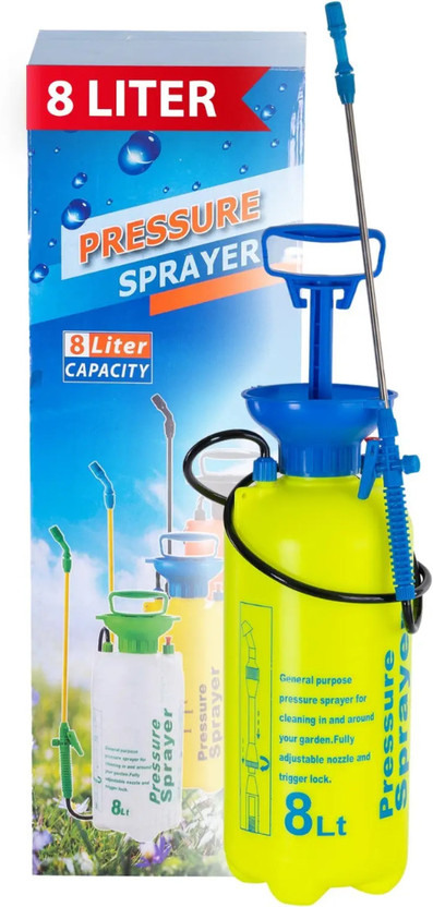 shakti MANUAL SPRAY PUMP MACHINE 7 DAY WARRANTY AGRICULTURAL 8 Litres GARDEN SPRAYER 47 8 L Hand Held Sprayer(Pack of 1)