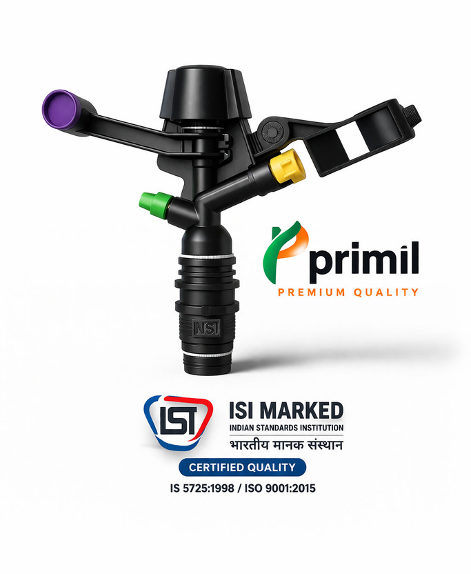 primil 3/4 Inch Sprinkler(pack of 1) [ISI] marked for Irrigation System 10 L Hose-end Sprayer(Pack of 1)